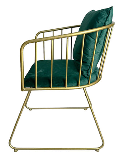 Chair Nail Spa Manicure Pedicure Green & Gold