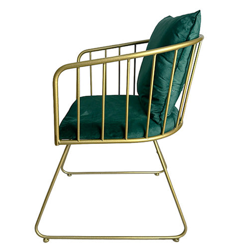 Chair Nail Spa Manicure Pedicure Green & Gold