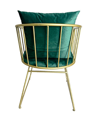 Chair Nail Spa Manicure Pedicure Green & Gold