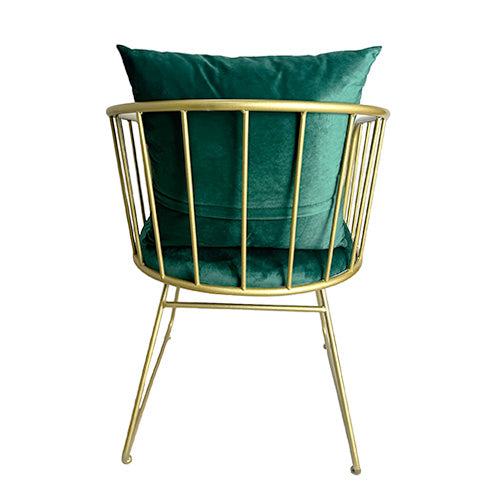 Chair Nail Spa Manicure Pedicure Green & Gold