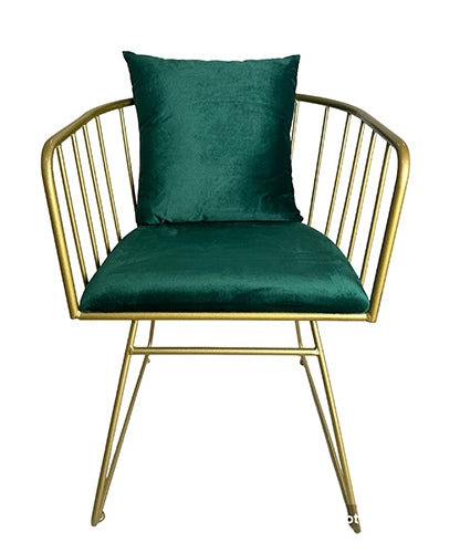 Chair Nail Spa Manicure Pedicure Green & Gold