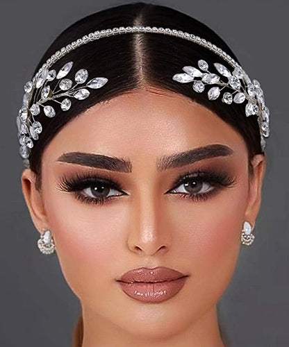 Hair Accessory rhinestone leaf