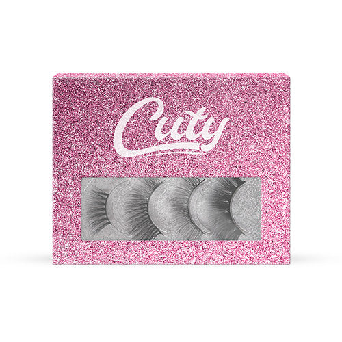 Cuty LuxeSilk Natural Lashes - 4 Pairs of Premium Human Hair Eyelashes