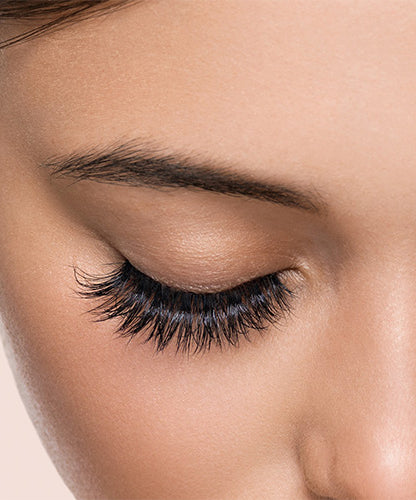 Cuty LuxeSilk Natural Lashes - 4 Pairs of Premium Human Hair Eyelashes