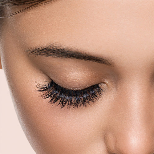 Cuty LuxeSilk Natural Lashes - 4 Pairs of Premium Human Hair Eyelashes