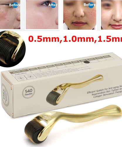 Derma Roller Gold - efficient system for anti-aging skin Derma Roller Gold - efficient system for anti-aging skin