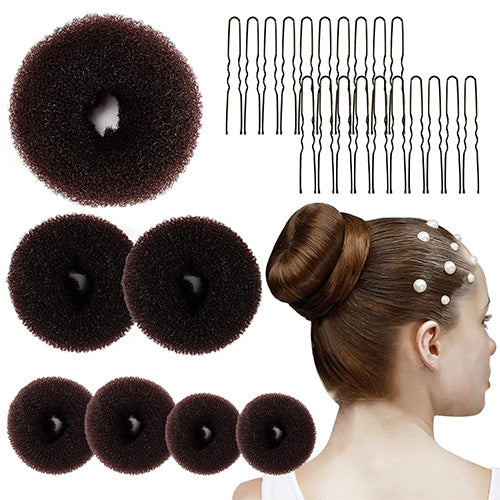Hair Donut Bun Maker Large Round ( 1 piece )