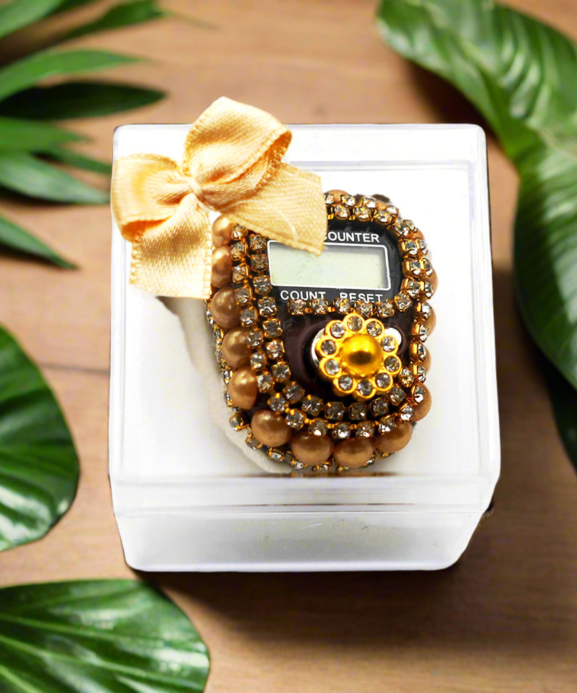 Electronic Counter - Gold Strass Electronic Counter - Gold Strass