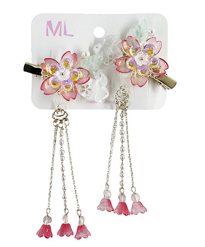 Pearl Flower Hair Clip (2 pieces)