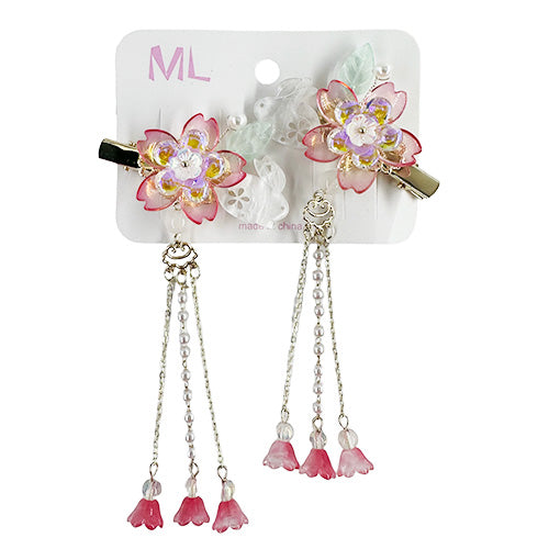 Pearl Flower Hair Clip (2 pieces)