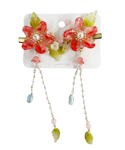 Pearl Flower Hair Clip (2 pieces)