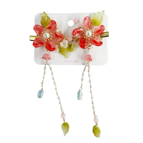 Pearl Flower Hair Clip (2 pieces)