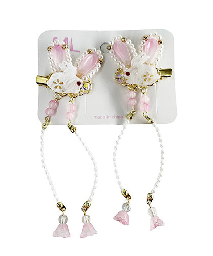 Pearl Flower Hair Clip (2 pieces)