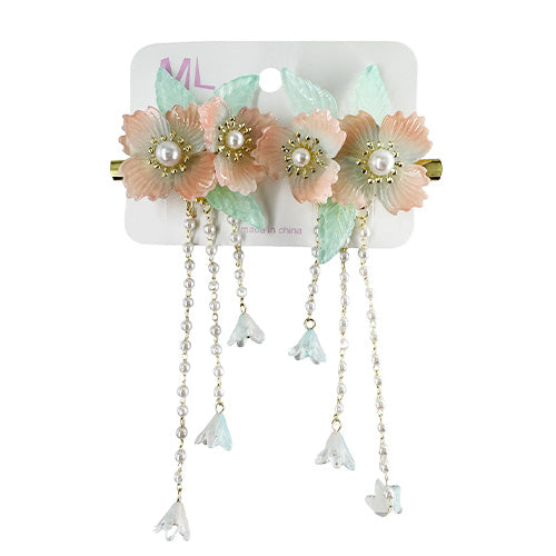 Pearl Flower Hair Clip (2 pieces)