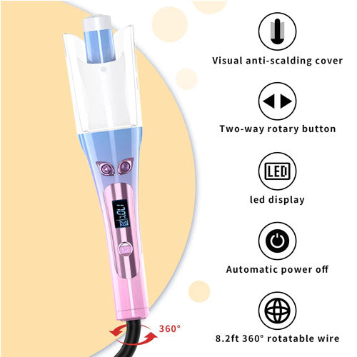 Automatic Crimping Hair Curler
