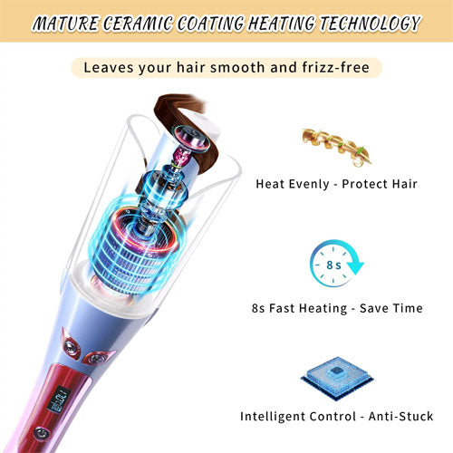 Automatic Crimping Hair Curler