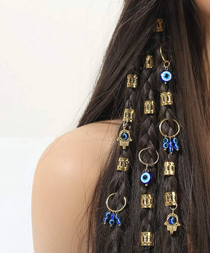 Hair Accessories containing rings with beads ( 5 pieces )