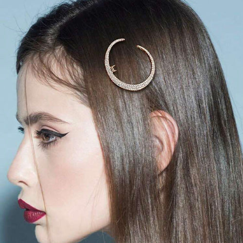 Moon Hair Accessory Crystal