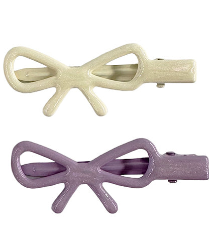 Hair Clips in different shapes (2 pieces)