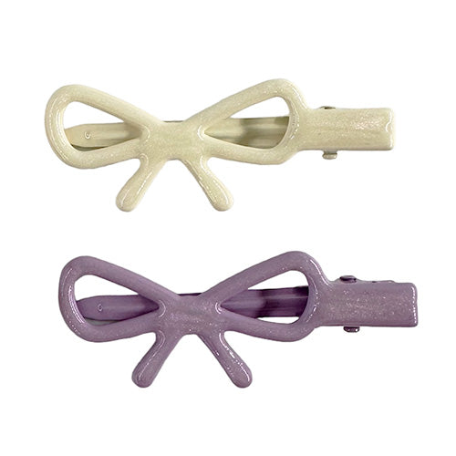 Hair Clips in different shapes (2 pieces)
