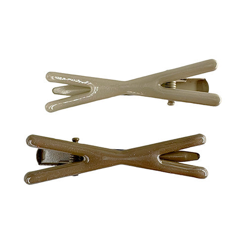 Hair Clips in different shapes (2 pieces)