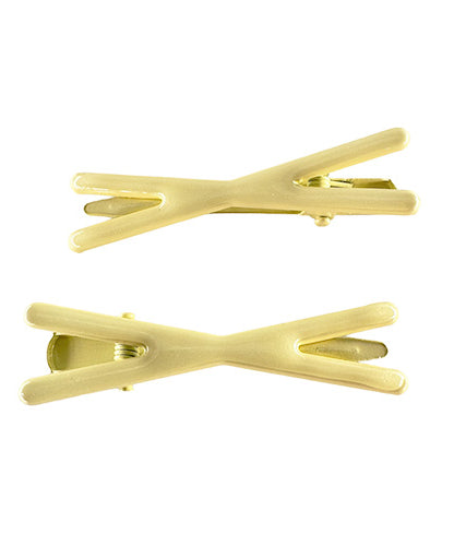 Hair Clips in different shapes (2 pieces)