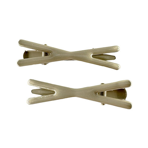 Hair Clips in different shapes (2 pieces)