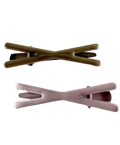 Hair Clips in different shapes (2 pieces)
