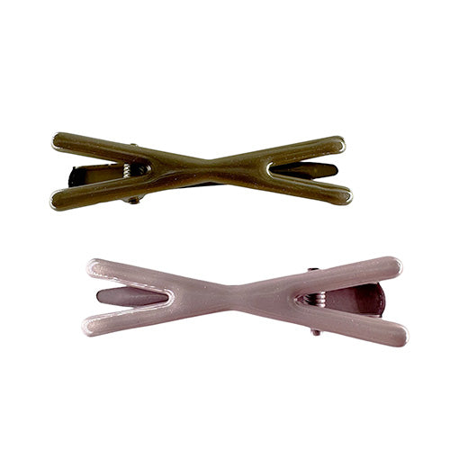 Hair Clips in different shapes (2 pieces)