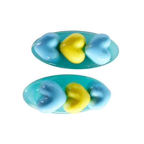 Heart-shaped Hair Clip (2 pieces)