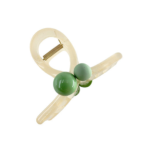 Hair Clip Transparent Beige