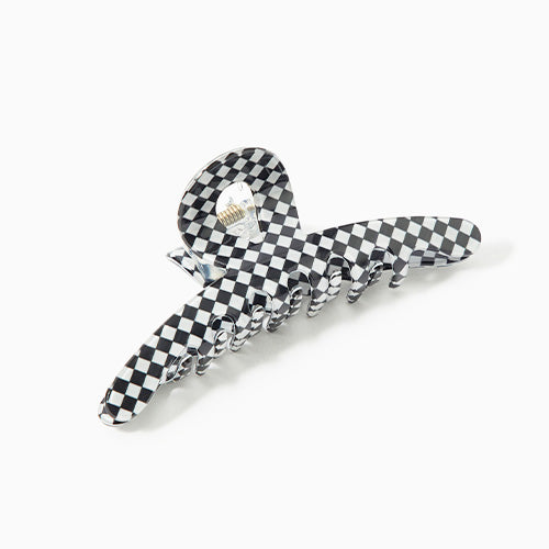 Hair Clip White & Black