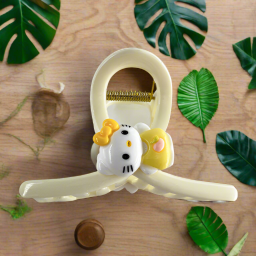 Hair Clip Hello Kitty Yellow