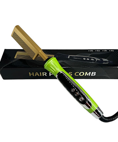 Electric Straight And Curly Hair Styling Hot Comb