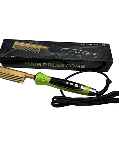 Electric Straight And Curly Hair Styling Hot Comb