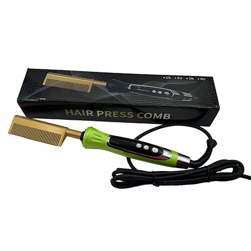 Electric Straight And Curly Hair Styling Hot Comb