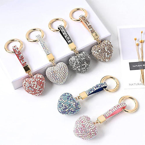 Crystal Heart Key Holder