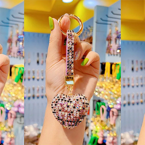 Crystal Heart Key Holder