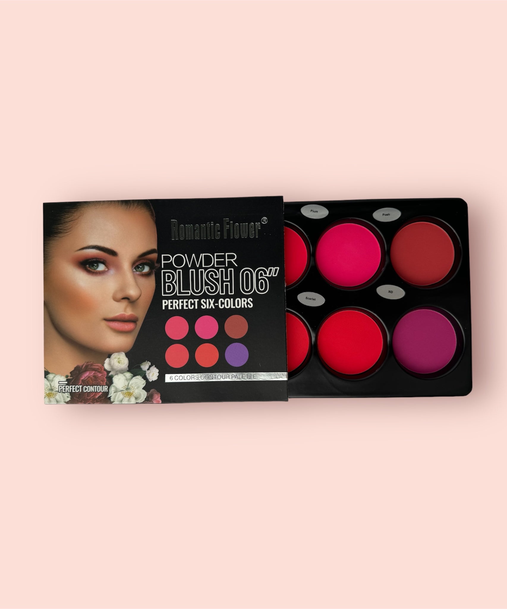 Romantic Flower Powder Blush 06 Perfect Six Colors Romantic Flower Powder Blush 06 Perfect Six Colors