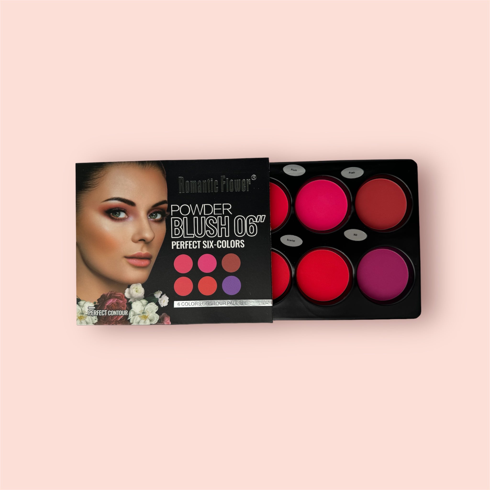 Romantic Flower Powder Blush 06 Perfect Six Colors