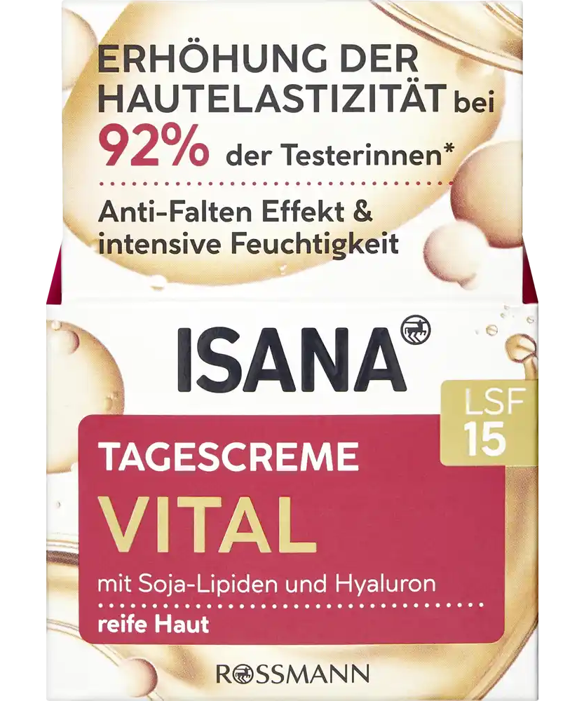 Isana Vital Day Cream SPF15, 50ml