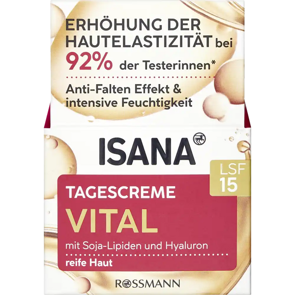 Isana Vital Day Cream SPF15, 50ml