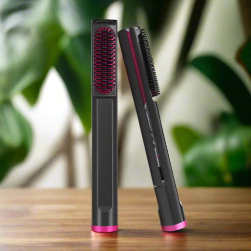 Titanium hair Straightener and Brush