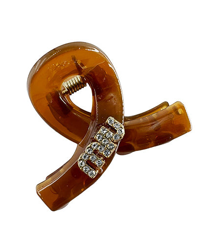 Hair Clip Miu Brown