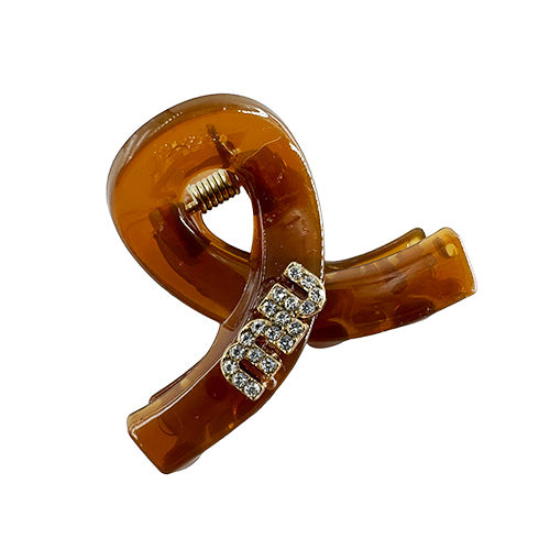 Hair Clip Miu Brown