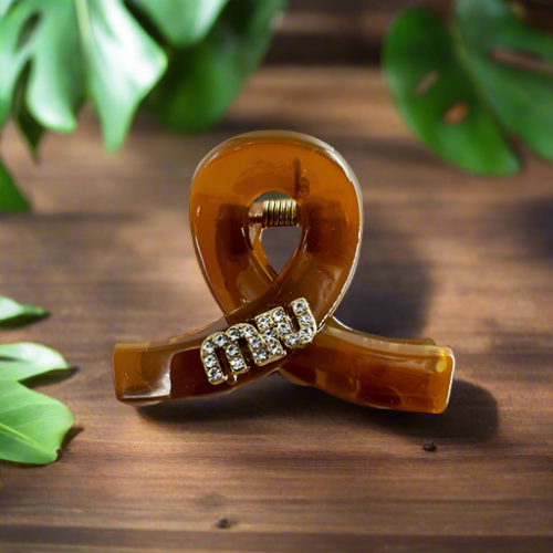 Hair Clip Miu Brown