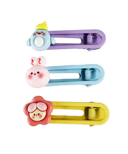 مقطع شعر صلب صغير بأشكال مختلفة (3 قطع)