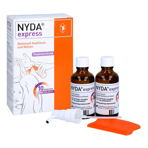 NYDA express Fights Head Lice and Nits Pump Solution - 100 ml