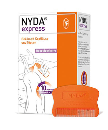 NYDA express Fights Head Lice and Nits Pump Solution - 100 ml NYDA express Fights Head Lice and Nits Pump Solution - 100 ml