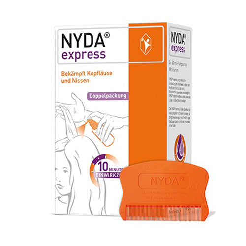 NYDA express Fights Head Lice and Nits Pump Solution - 100 ml